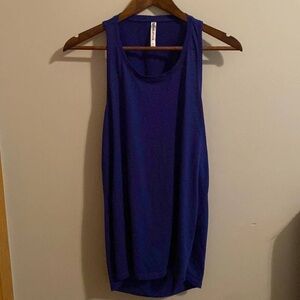 Blue Sleeveless Women's Top